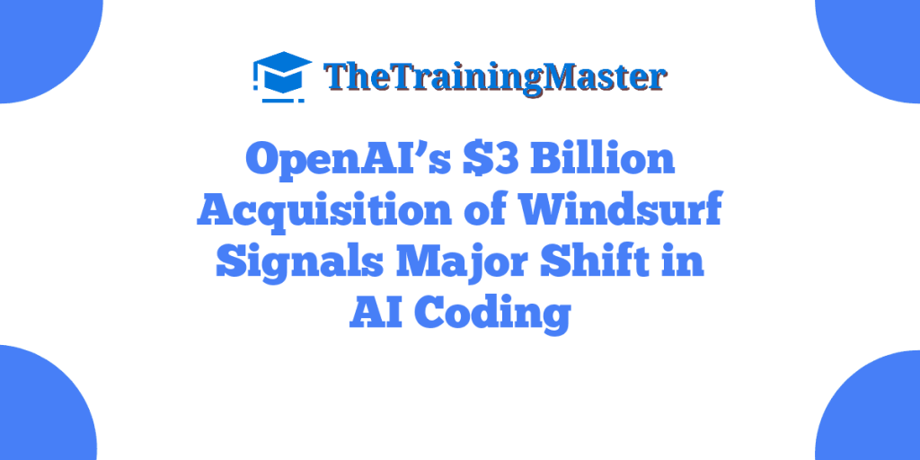 OpenAI’s $3 Billion Acquisition of Windsurf Signals Major Shift in AI Coding